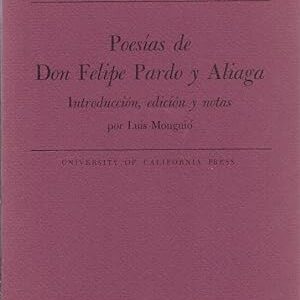 Poesías de Don Felipe Pardo y Aliaga