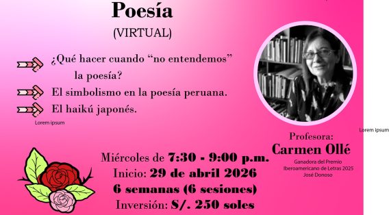 Taller de poesia abril 2026